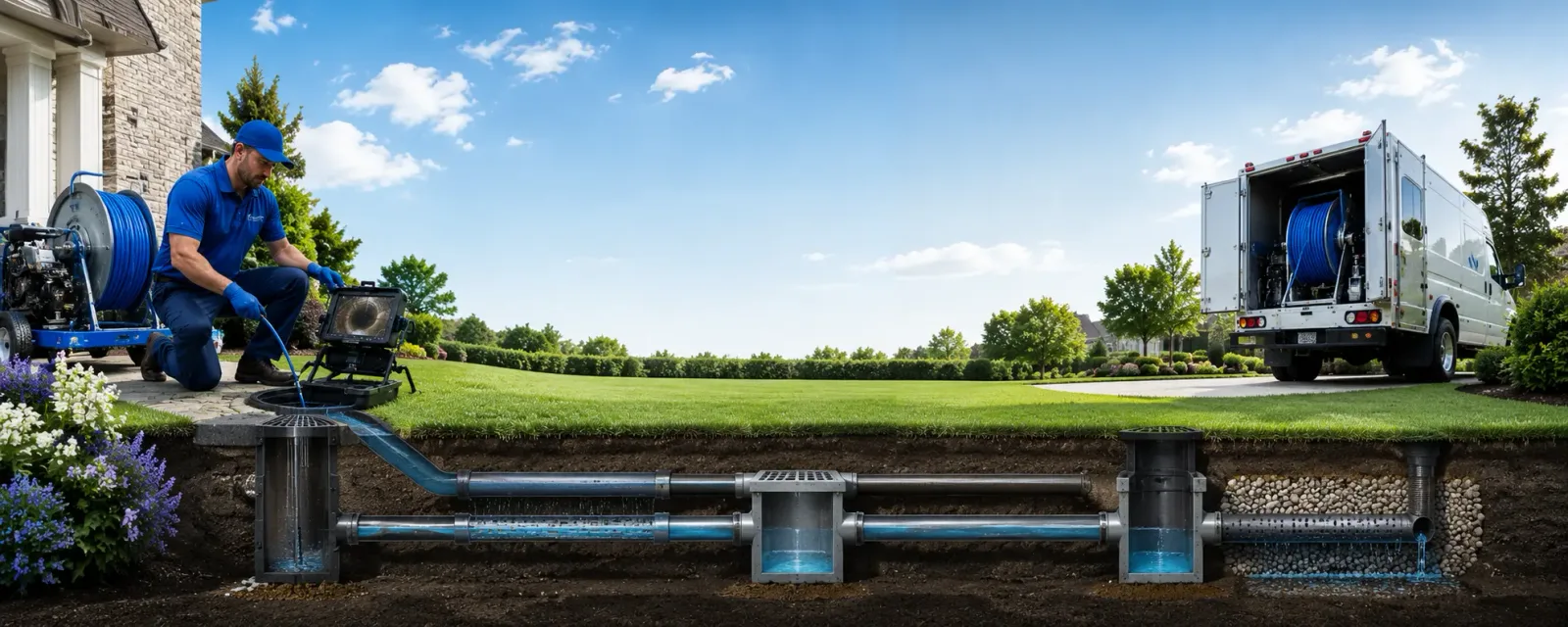 Outdoor drain cleaning information for Spring Valley, NY